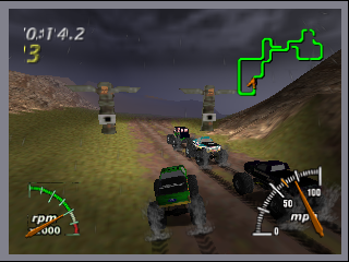 Monster Truck Madness 64 (USA) In game screenshot